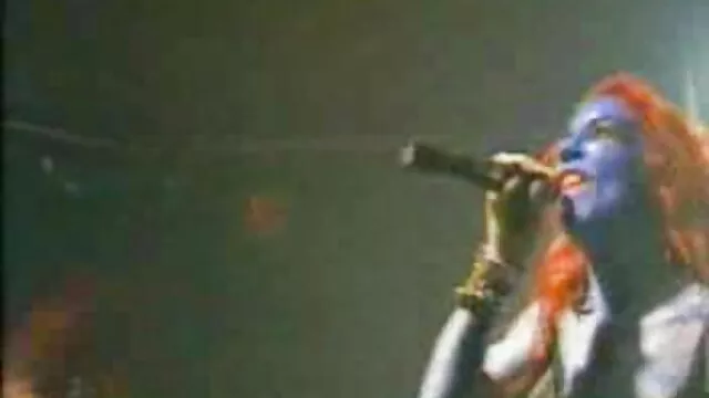 ela vídeo pornô negras chupa e Baba-se num Redzilla de 12 polegadas